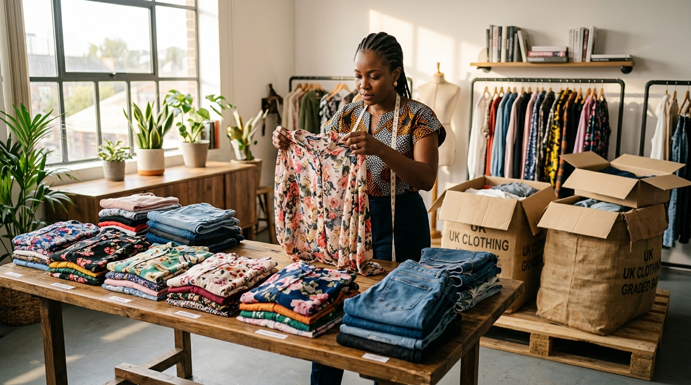 How to Grade and Sort UK Okrika Clothing Bales for Maximum Retail Margin